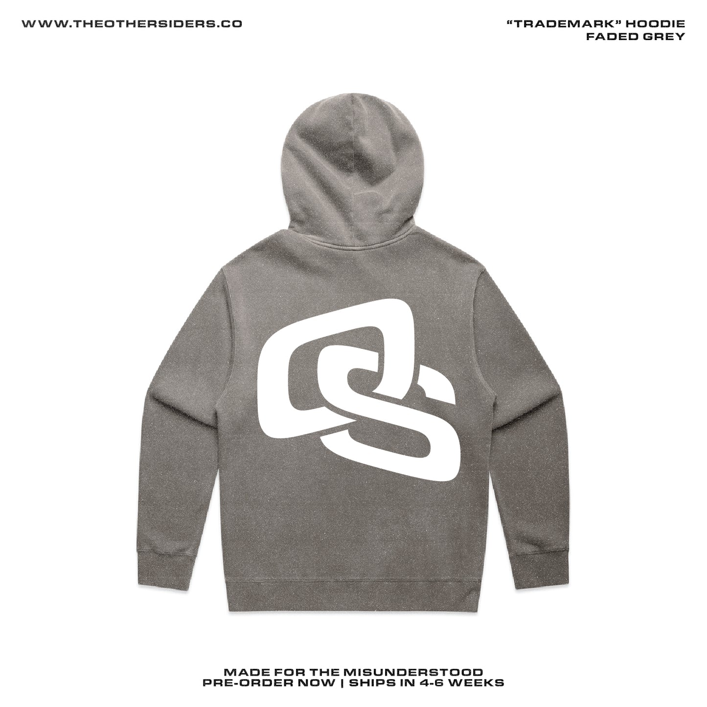 "TRADEMARK" HOODIE - GREY