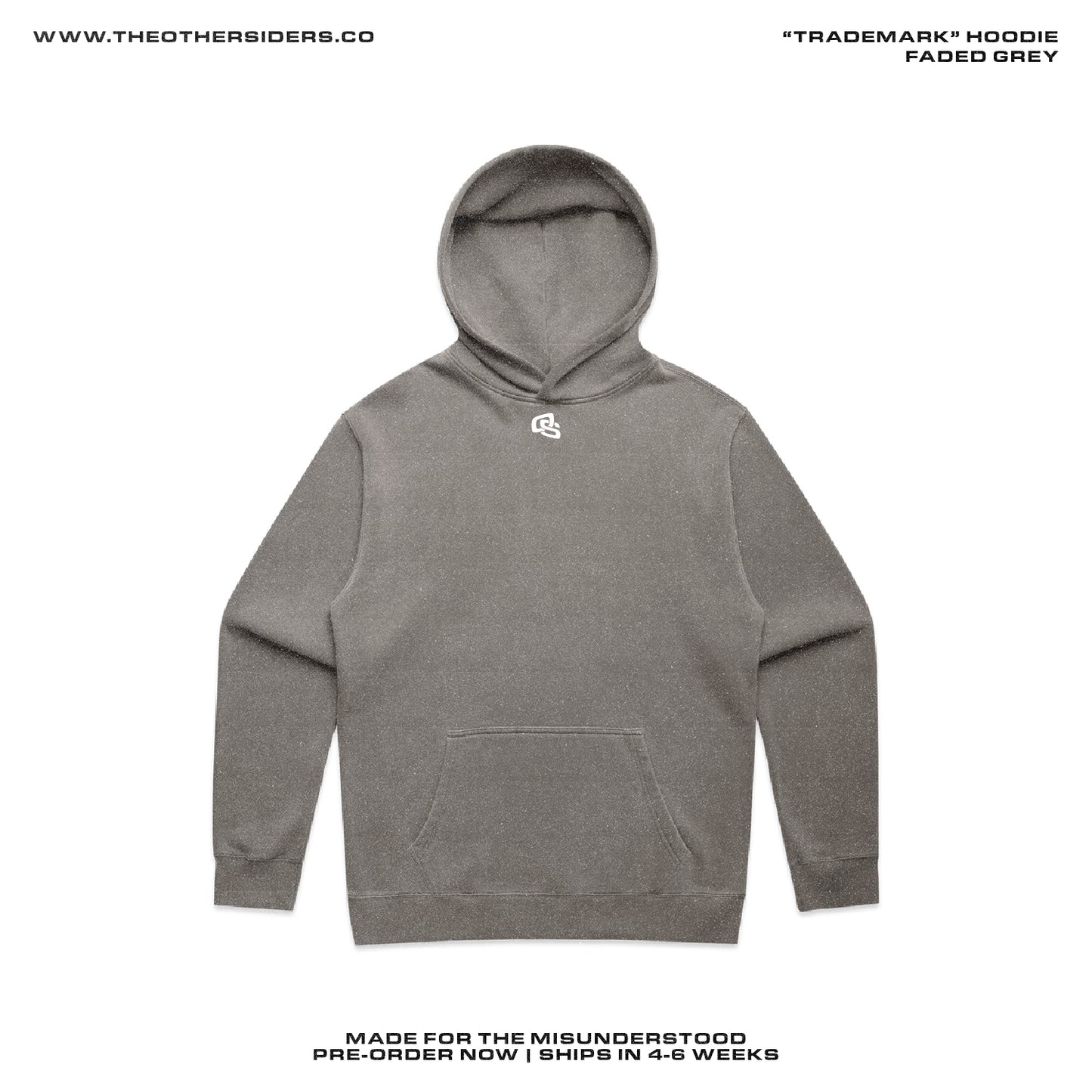 "TRADEMARK" HOODIE - GREY