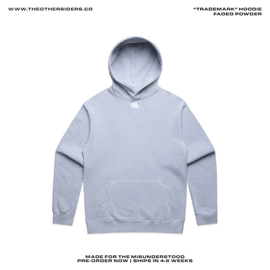 "TRADEMARK" HOODIE - POWDER BLUE